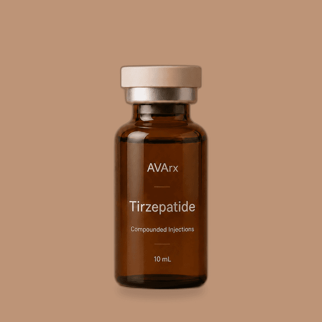AVArx compounded Tirzepatide injection vial